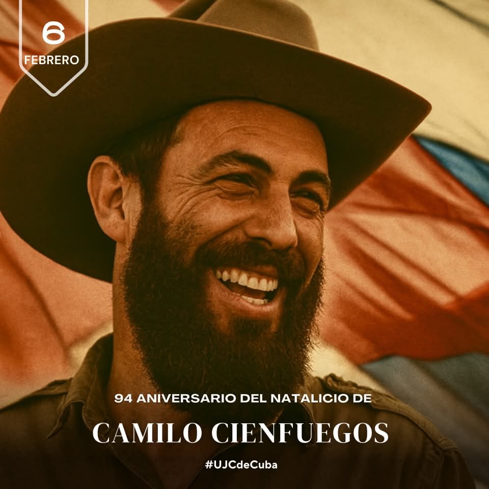 El "Héroe de Yaguajay" y "Señor de la Vanguardia" fue un símbolo de alegría, valor y profunda lealtad a la Revolución.
Hoy lo recordamos con orgullo en el aniversario de su natalicio.🤍
