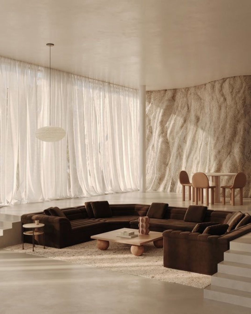 INTERIORPORN1's tweet image. This float sofa by Sarah Ellison is timeless