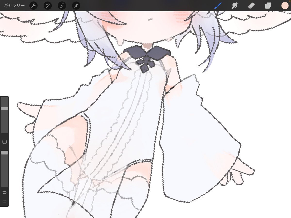 進捗用に撮ったワム。艶めかしいから消さずにとってある 