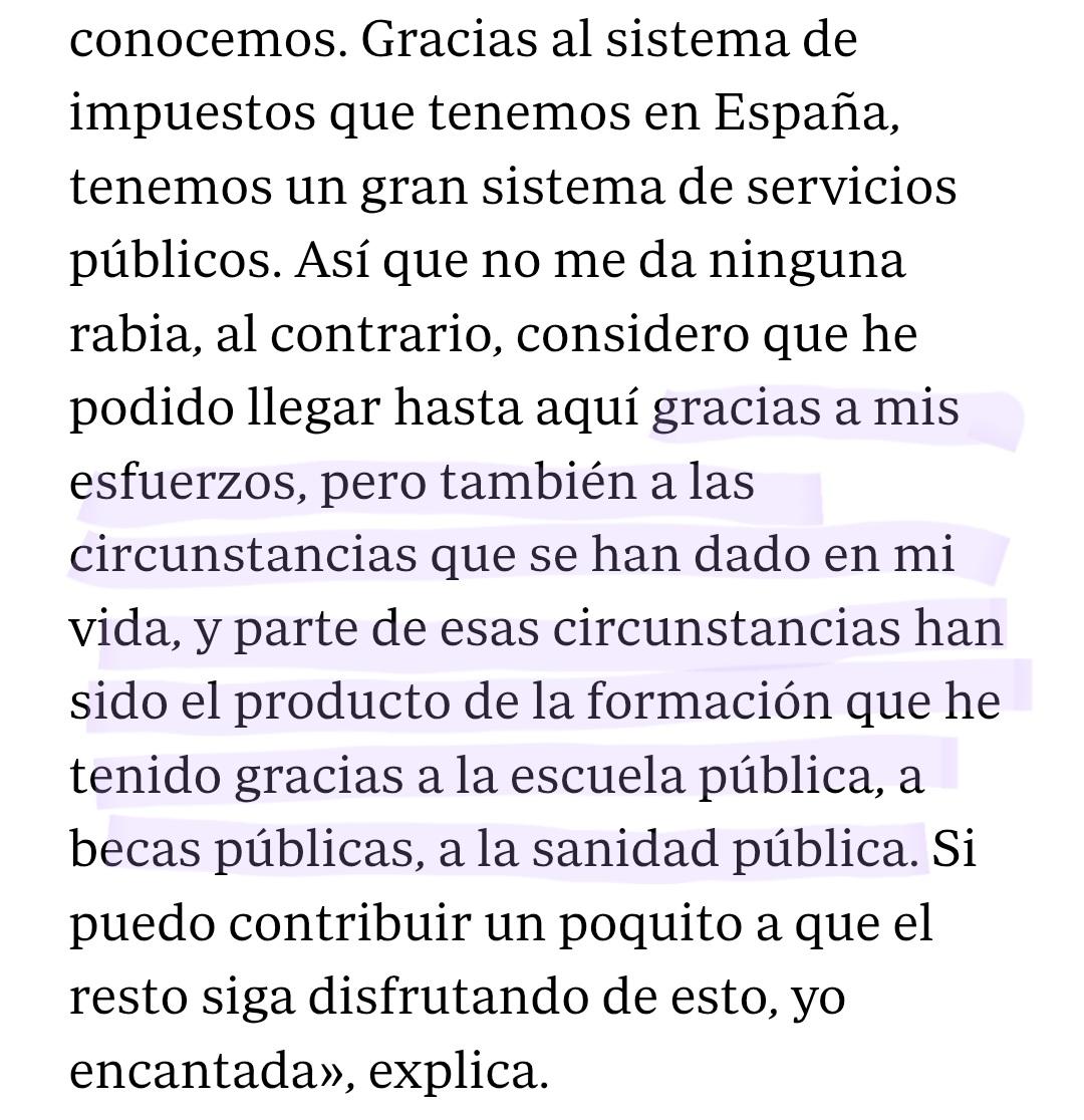 Loucebe26's tweet image. La propaganda de la que hablas es que la propia Rosa se ha beneficiado de servicios publicos: educación, becas... y gracias a ellos ha podido conseguir ese bote.