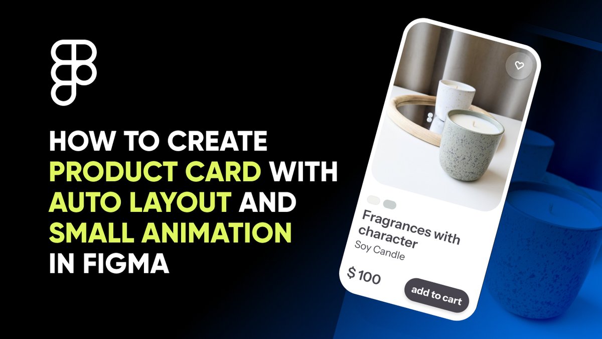 artfrodi's tweet photo. Built a simple product card in Figma using Auto Layout + a tiny micro-animation. Thoughts? #Figma #UIDesign #MicroInteractions / #AutoLayout Hit ❤️ if you love bringing designs to life like I do, and check out the full video here https://t.co/XRFjSeovOa https://t.co/BtMYrPSw59