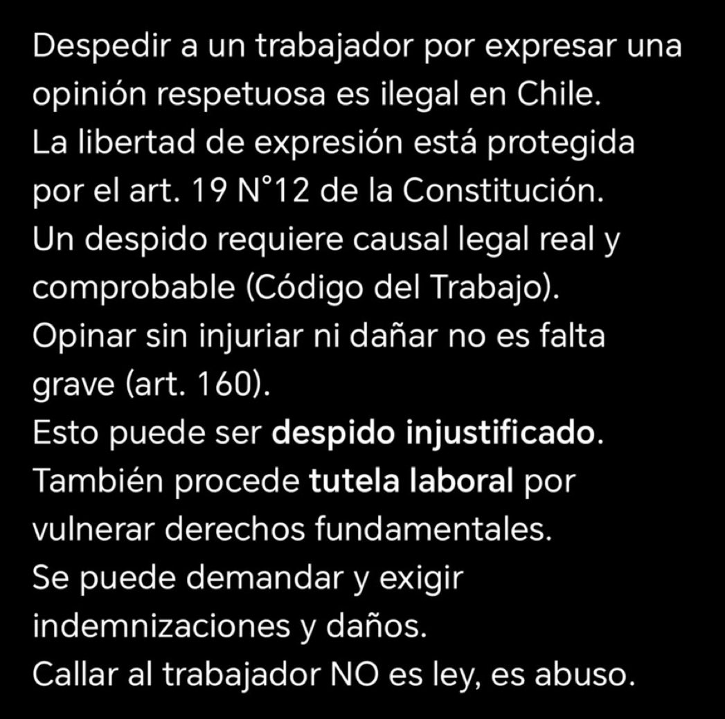 Al trabajador de <a href="/copec_cl/">COPEC</a> que tenga claro que con un buen abogado, demanda a la empresa y se puede quedar, hasta, como dueño del servicentro. Hágalo y eduque a Chile. #NoMasCopec