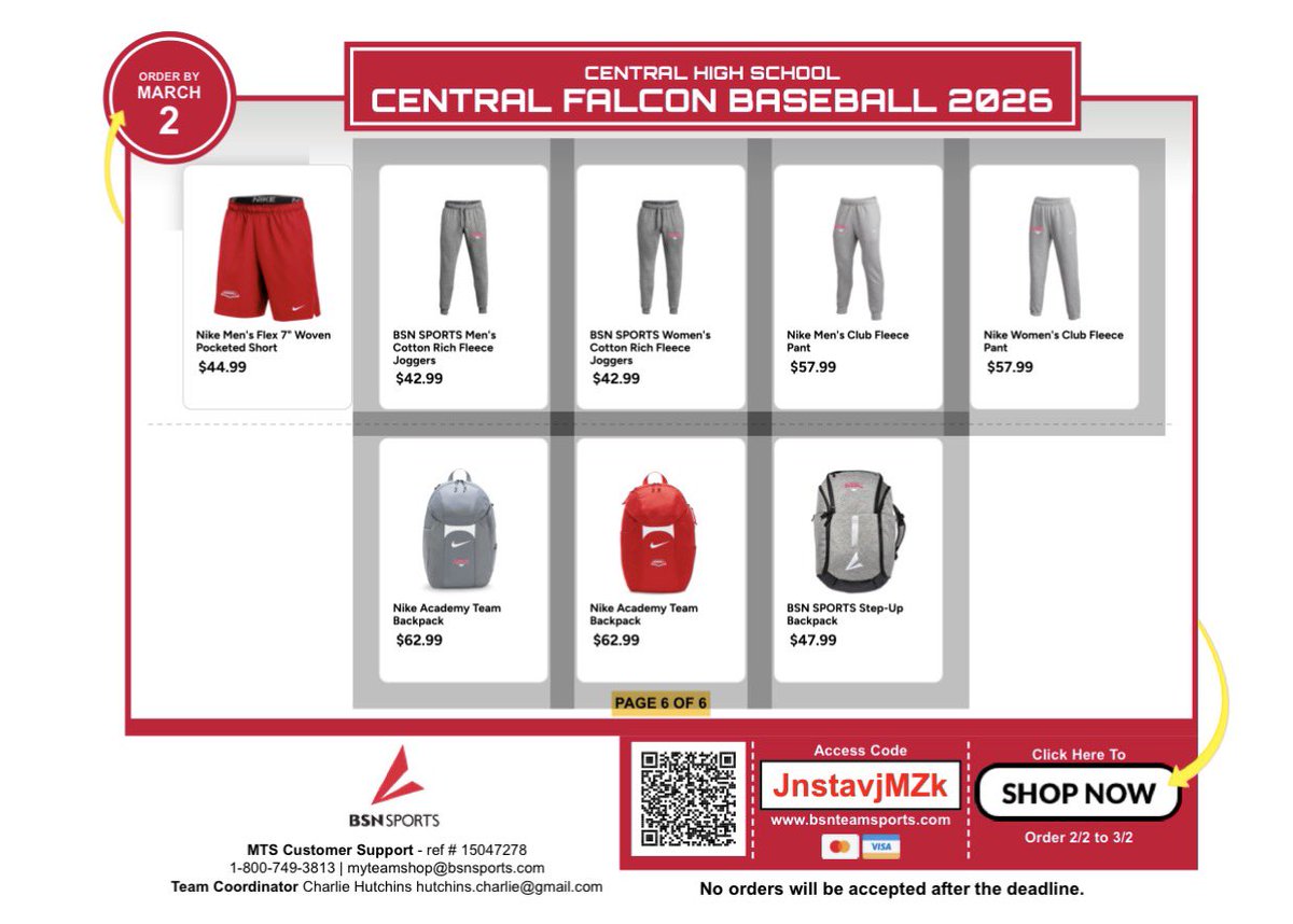 Central Falcons Baseball tweet media