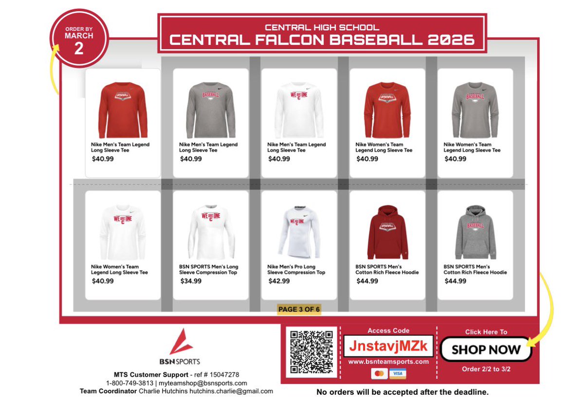 Central Falcons Baseball tweet media