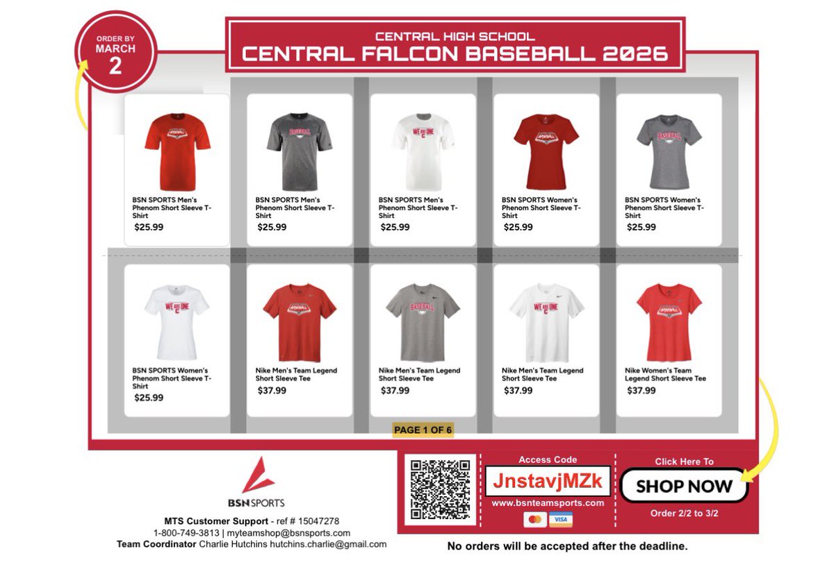 Central Falcons Baseball tweet media