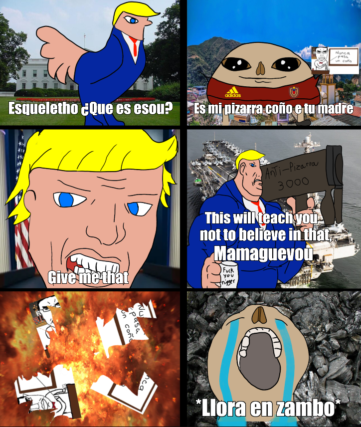 Un curí de Trump y Hueso

Cuando hueso estuvo insistiendo que no paso un coño xd