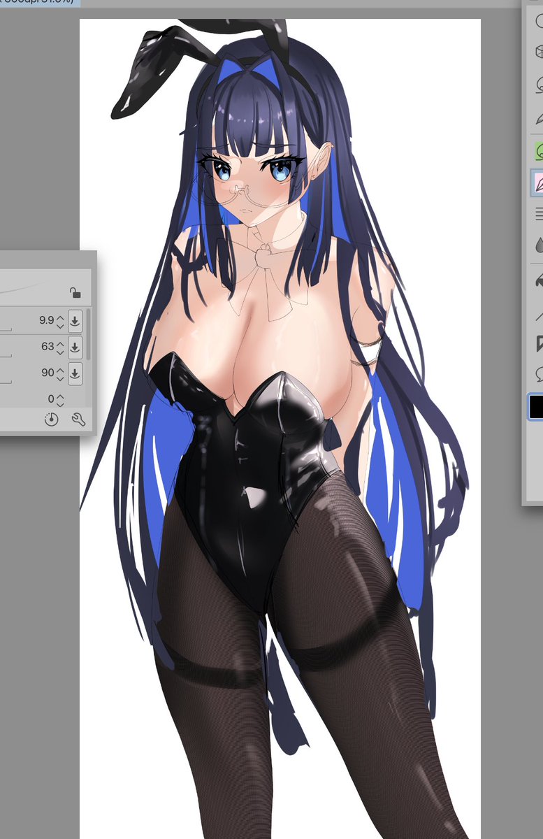 gavvsew's tweet photo. SFW kroni wip #kronillust https://t.co/kJaCAuEesJ