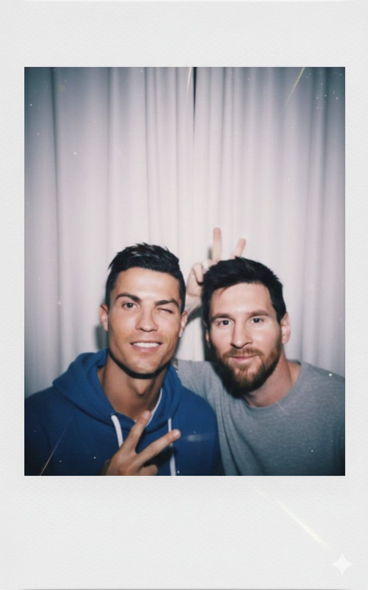 Farhankhan_77's tweet photo. Messi and Ronaldo competing for Ballon d’Ors for 15 years and still smiling together like:
“Yeah, we broke football.” 😂🐐 https://t.co/5QfA0hgGtS