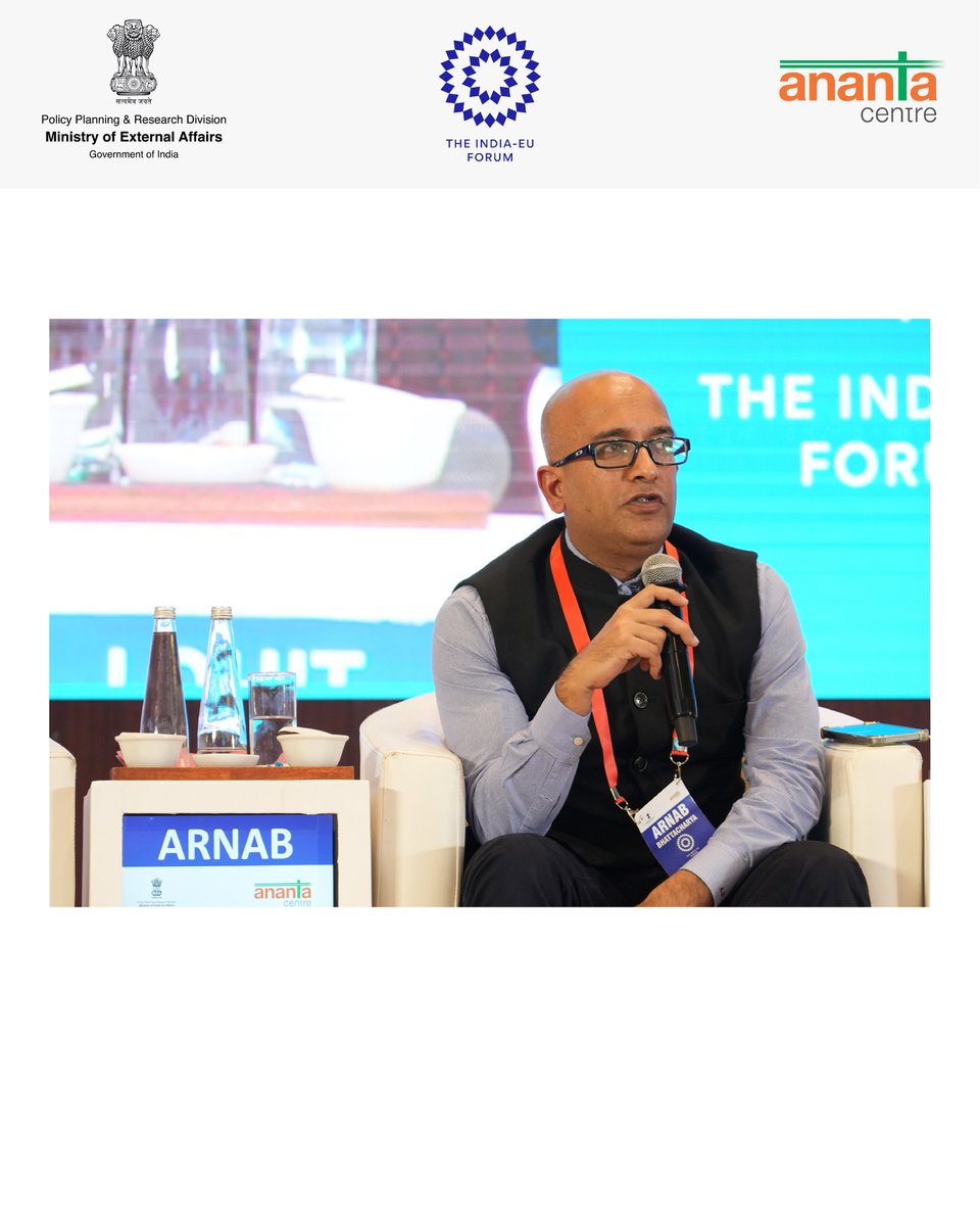 AnantaAspen's tweet photo. #TheIndiaEUForum2026 Session 6: Talent Contest - Mobility, Skills, and the New Global Workforce
The discussion featured @Arnab28122000 ; @LohitB18190 and @ConstantinoX .
Moderated by Henrik Chetan Aspengren.
#IndiaEUForum #IndiaEU #GlobalWorkforce #TalentMobility #SkillsFuture #AnantaCentre