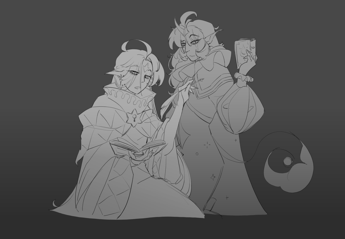Some drawings I've done recently, none of them have any correlation whatsoever in terms of context :p
The horned fella's AU in the second drawing belongs to my friend, Scarapanna on tumblr! Go check her out.

#cookierun #cookierunkingdom #shadowmilkcookie #purevanillacookie