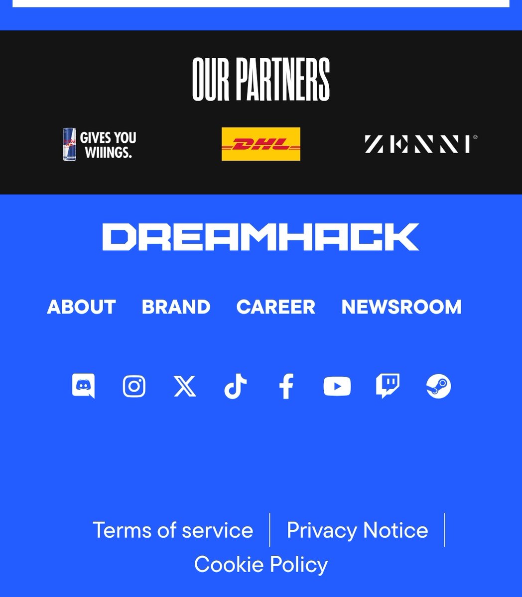 Hmm.... <a href="/DreamHack/">DreamHack</a> <a href="/DreamHackNA/">DreamHack North America</a> ATL ...

I don't see Kick on this. 🤔 

Was Dreamhack not a good endeavor for them?

Rumble, maybe something to look into?