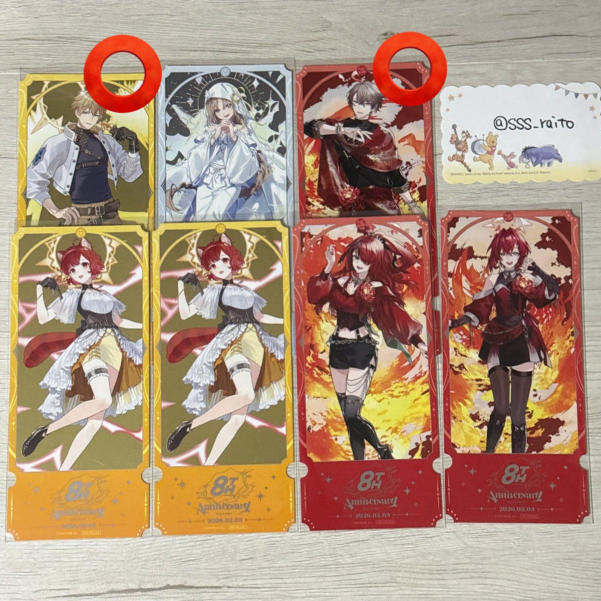 a_trarbr's tweet photo. @sss_raito 検索より失礼致します。ストア特典チケット風カード
こちら2種を交換頂きたくご検討をお願いしたいです。よろしくお願いいたします。 https://t.co/uNBuaGOWOM
