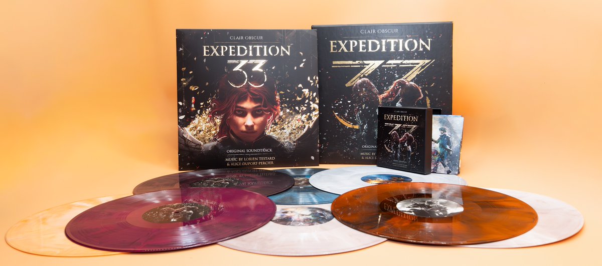 lorien_testard's tweet image. Today is the official release day of the Clair Obscur: Expedition 33 vinyls and CDs. 🎶🎷

From the bottom of my heart, thank you for welcoming the music of Clair Obscur: Expedition 33 into your daily lives. 
I’m deeply grateful to every person who made this physical edition of…
