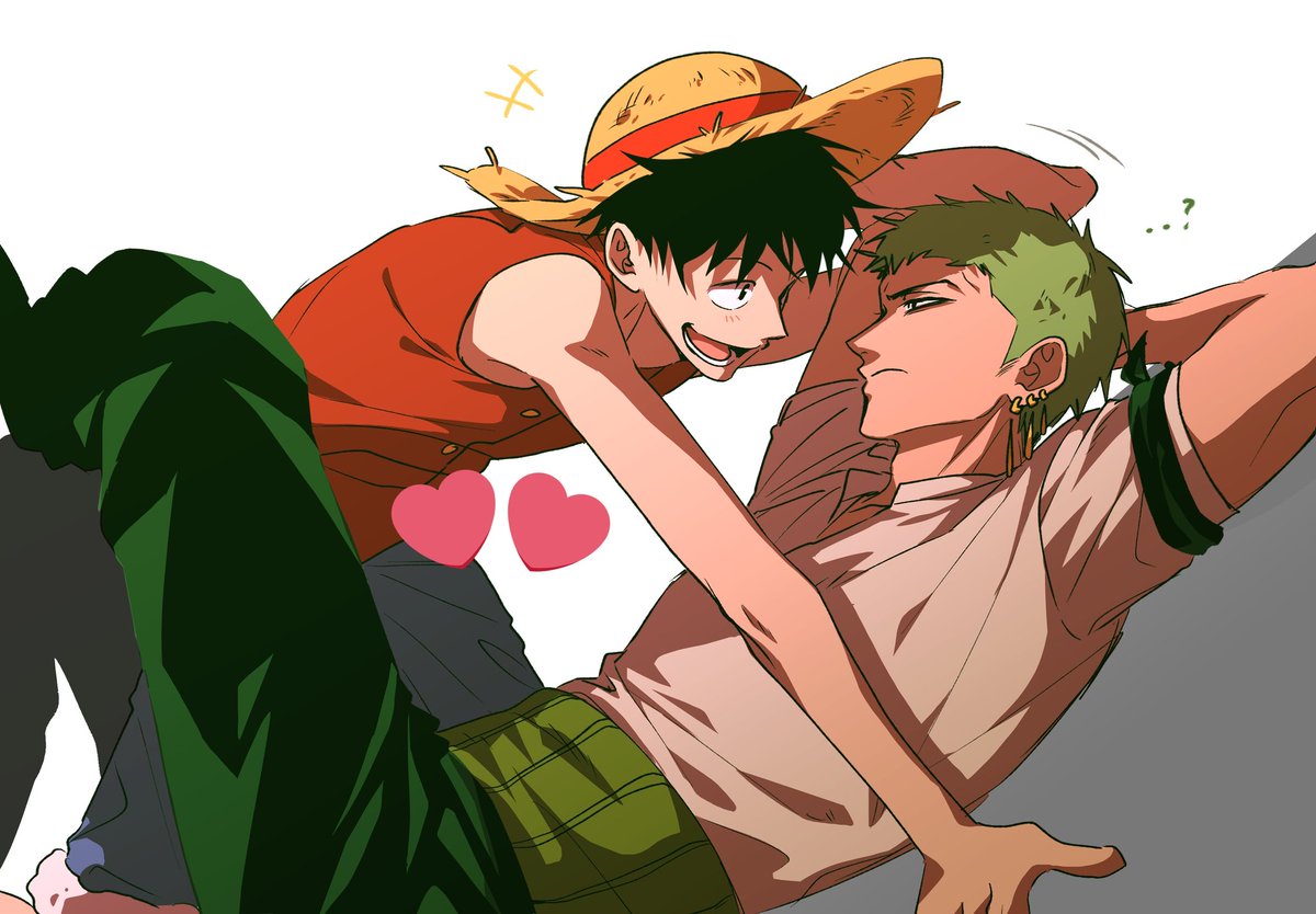 연교로 그린 조로랑 루피~