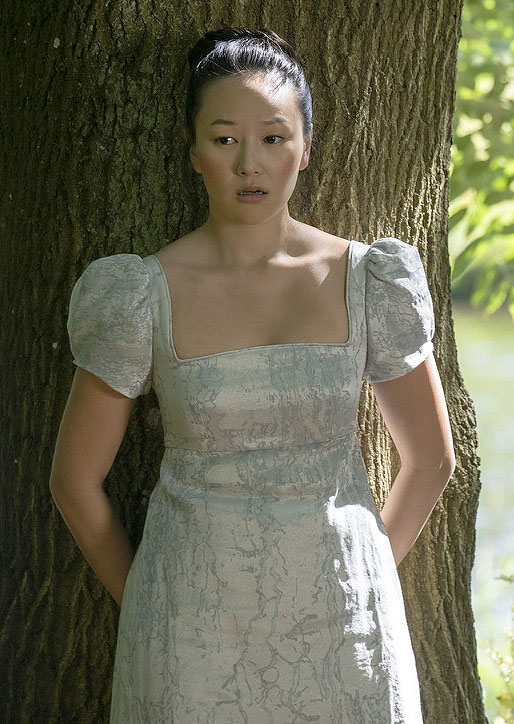 sophie's lake scene outfit is francesca's dress from s3 🥹