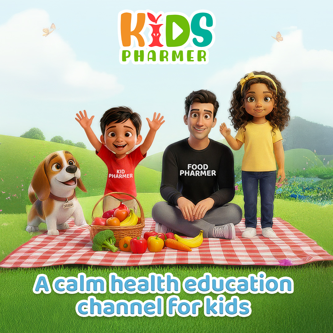 foodpharmer2's tweet photo. Today, I’m announcing my biggest project of the year to make 24cr Indian children health literate.

We are launching Kids Pharmer, a calm health education channel for kids.

Parents are fed up with channels like Cocomelon, which make highly addictive videos and often promote junk food.

Just like Popeye made spinach cool, and Johnny Johnny Yes Papa was anti-sugar. I want to bring back the kind of childhood content we grew up with. Simple. Honest. Memorable.

It’ll take years for health to be a subject in every school in India, and until then, we want to teach health to kids through videos.

A healthy India starts with Healthy kids. Let’s make India healthy again!

Love,
Food Pharmer