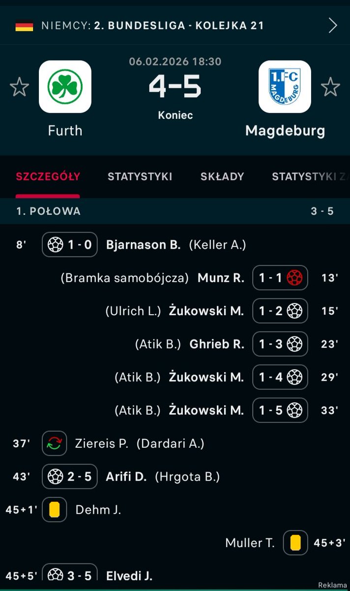 Papi_1908's tweet image. Co za wesoła piłka tam w 1 połowie się wydarzyła 🤭 8 bramek w pierwszej połowie to tak sporawo trochę 😂