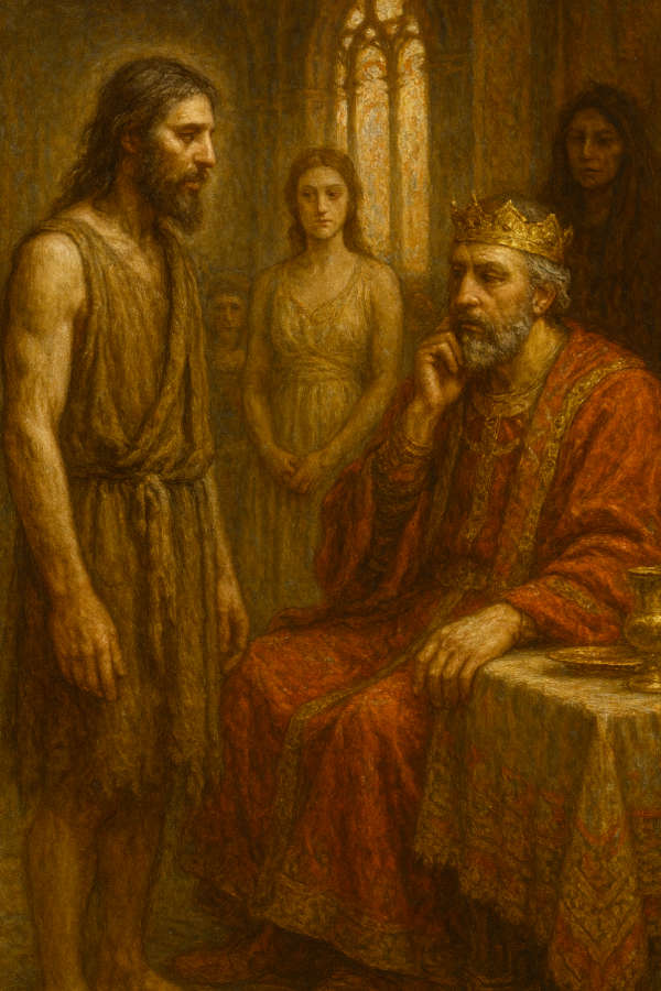 DailyJrnyFaith's tweet photo. John, whom I beheaded, has been raised. Mark 6:14-29

https://t.co/gh5MuQh13m

A witness to truth stands firm even when the world resists or misunderstands. John the Baptist was a true witness to truth, boldly confronting sin &amp; injustice

#DailyGospel #JesusChrist #WitnessToTruth https://t.co/bJhYH4YvUU