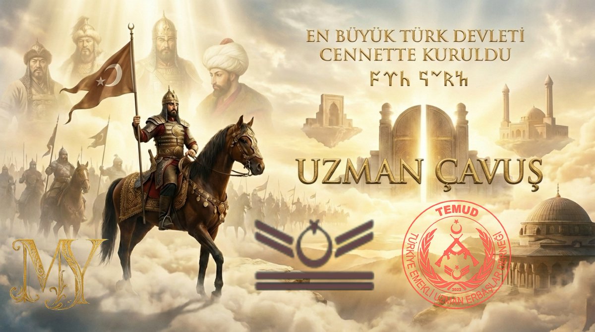 “En büyük Türk devleti cennette kuruldu” sözü, vatan uğruna can veren şehitlerimizin büyüklüğünü anlatır. Bu kutsal mirası omuzlarında taşıyan kahraman #UzmanÇavuşlar ımızın fedakârlığı milletimizin en büyük güvencesidir.
#UzmanÇavuş 
<a href="/TEMUD_2024/">Türkiye Emekli Uzman Erbaşlar Derneği (TEMUD)</a> 
<a href="/alitilkici38/">Ali Tilkici 🇹🇷</a>