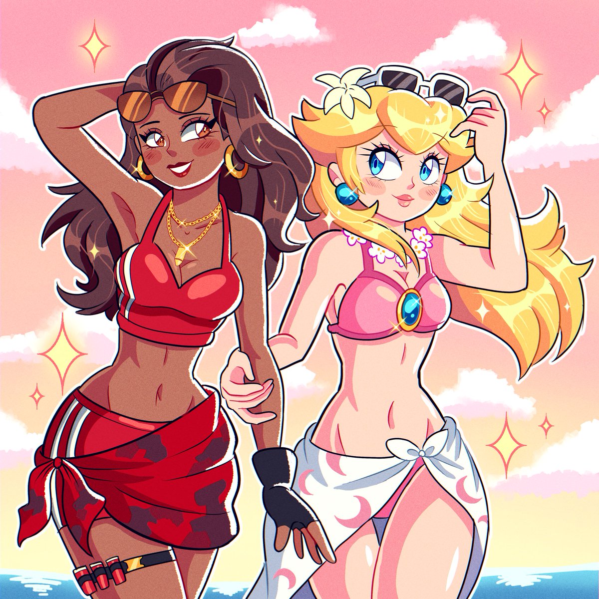 Boardwalk Ruby (Fortnite) and Princess Peach 🩷✨♥️

Commission for <a href="/AltLisson/">ESP Nick!| 🍉</a> 🩷✨