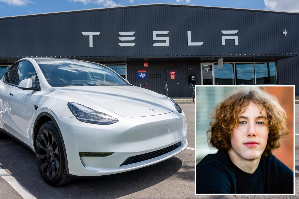 nypost's tweet image. Tesla driver’s devastating 911 call while stuck in fiery car revealed: ‘Help please … I am going to die’ nypost.com/2026/02/06/bus…