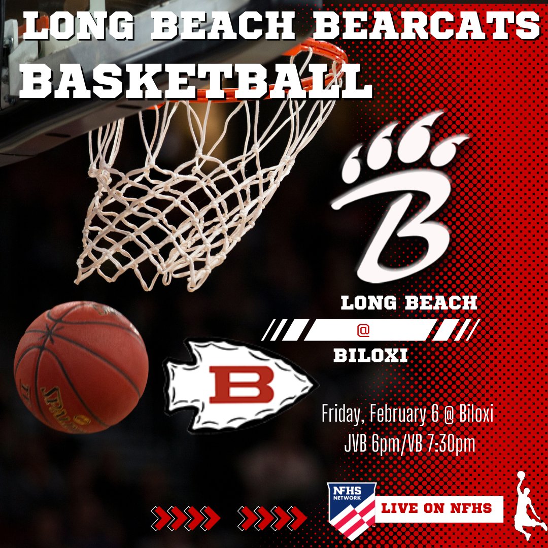 Tonight...
LBHS Basketball @ Biloxi
JV Boys 6pm / Varsity Boys 7:30pm
Live Stream:
nfhsnetwork.com/.../biloxi-hs.…
<a href="/CoastHSSports/">Gulf Coast High School Sports</a> <a href="/GazeboGazette/">Gazebo Gazette</a> @ansleybrent <a href="/Matt_DeGregorio/">Matt DeGregorio</a>