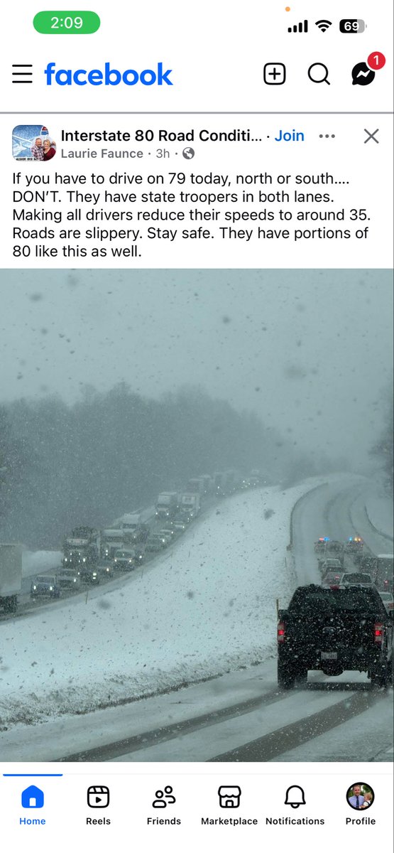 MichaelM0NEY's tweet photo. @JoshShapiroPA weather has been predicting all week. What didn’t Penn dot pre salt? https://t.co/p8KndvGhyU