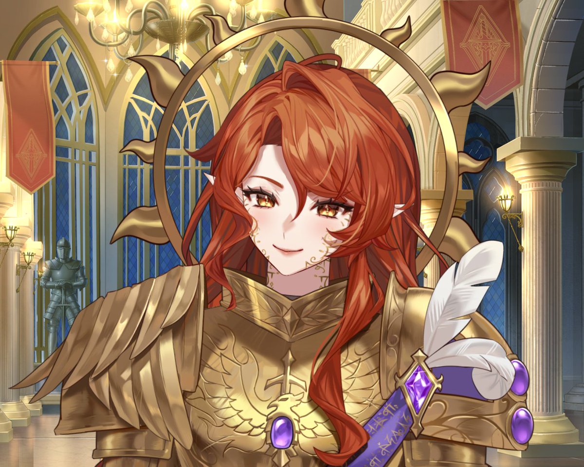 𝕬𝖚𝖗𝖊𝖑𝖎𝖆 𝕿𝖊𝖒𝖕𝖗𝖎𝖘 ⚔ 🔥 | WH 40k Vtuber tweet media