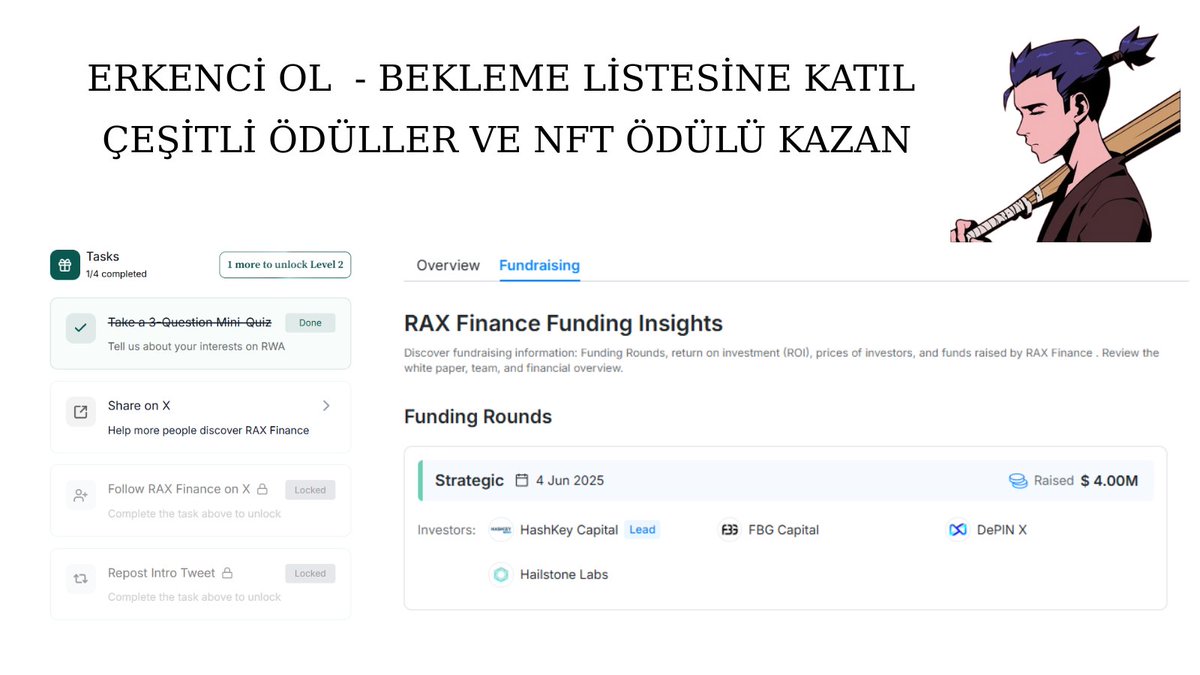 Yeni Potansiyelli Proje  🕯️⚡️

1 DAKİKADA KAYDOL  ⏰

Şu an çok erken aşamadayız ve biliyorsunuz ki bu aşamada yer almak stratejik bir avantaj sağlar: 

📌Gelecekteki airdrop ve ödüller için en yüksek ağırlığı bu erken etkileşimler belirleyecek, yerimizi erkenden aldık 

📌Erken