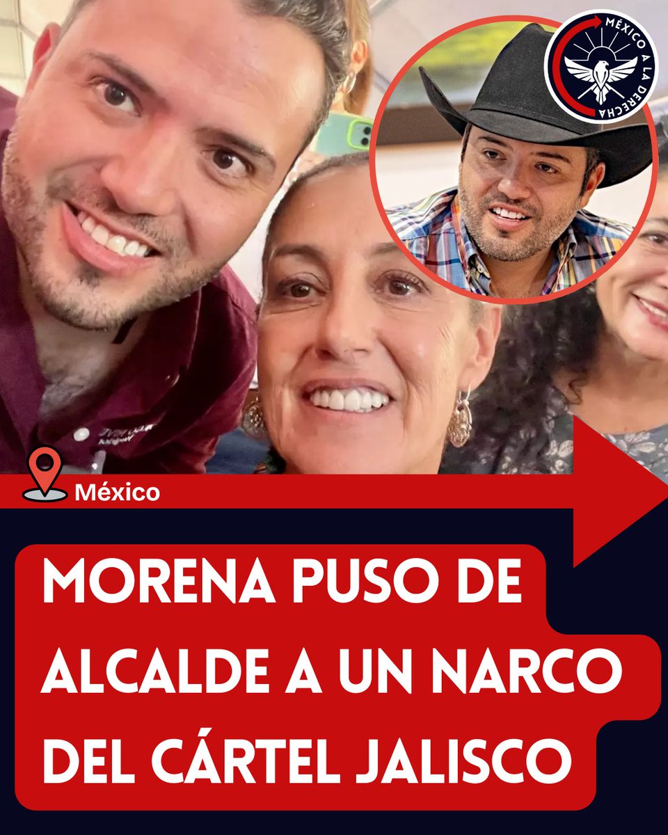 🚨🚨🚨MORENA PUSO DE ALCALDE A UN NARCO DEL CÁRTEL JALISCO
👇👇👇

Y dicen que no sabían.... SI HASTA CAMPAÑA LE HACÍAN! SON EL NARCOPARTIDO POR DEFINICIÓN.

El alcalde morenista de Tequila, Jalisco, Diego Rivera Navarro, fue detenido tras denuncias de extorsión a empresas
