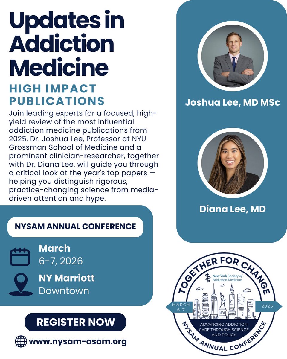 New York Society of Addiction Medicine tweet media
