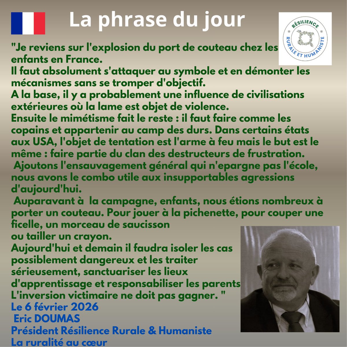 Il n'a rien à faire à l'école mais le couteau n'est pas le problème. C'est la main qui le tient,  l'ensauvagement général et particulièrement chez nos enfants.
#couteau #école