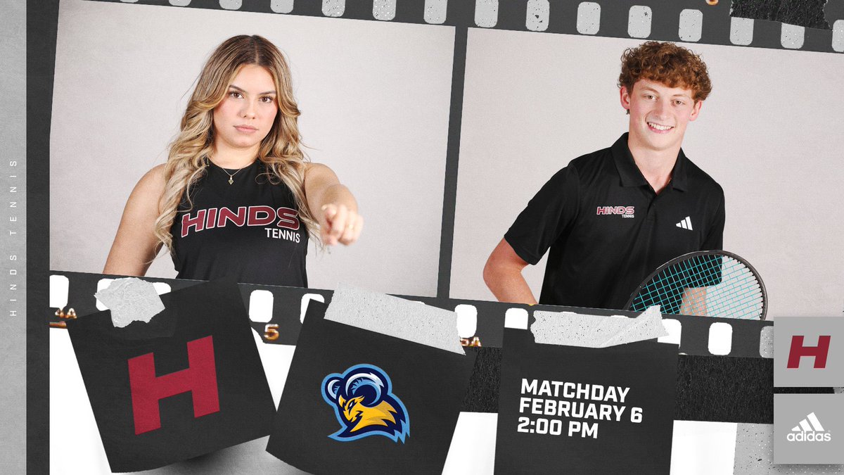 Match Day!!
Men’s and Women’s Tennis
🆚 Blue Mountain CU
🗓️ Friday, February 6
⏰ 1:00pm
📌 New Albany, MS
🎾🦅💯🔥 #itatennis #njcaa  #trusttheprocess #BetterTogether #hindsstandards  <a href="/HindsAthletics/">Hinds Community College Athletics</a>
