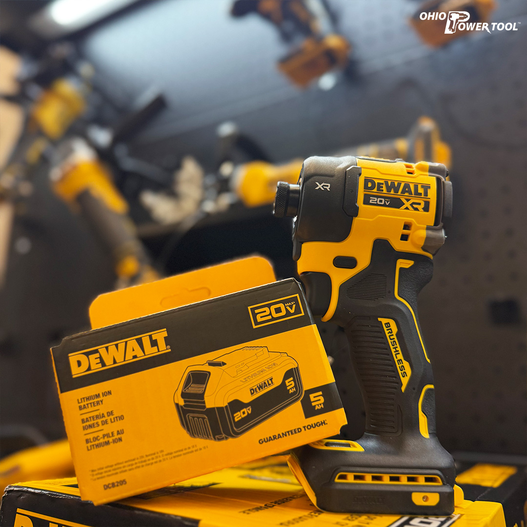 OhioPowerTool's tweet image. A free @DEWALTtough  20V MAX 5.0Ah battery makes any tool pickup better. Buy select bare tools or chargers and get more runtime without spending more. See all qualifying DeWalt tools here: ohiopowertool.com//tool-deals/pr…
...
#DEWALT #PowerTools #Cordless #ToolDeals