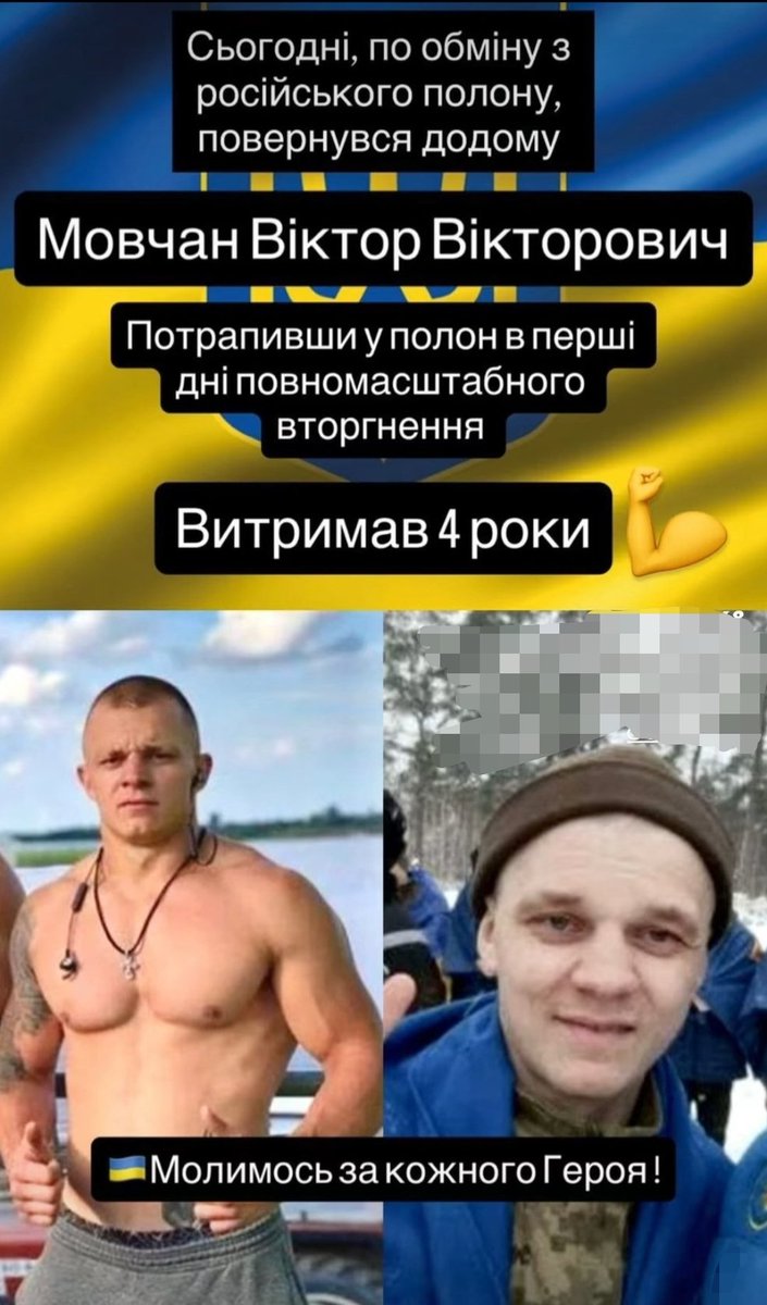 After 4 years of captivity, he finally returned home but not without the aftereffects of the war and of physical and moral captivity.

Another battle must begin: that of moral and physical healing and of the heart, which will take years and leave lifelong scars.

I hate Russia.