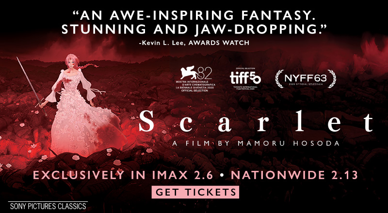 BelloCinema's tweet photo. Now Playing! - Mamoru Hosoda’s SCARLET to open exclusively in IMAX on Feb 6, 2026. (Expands Nationwide on Feb. 13) https://t.co/nh6mL2K1Rv

#SonyPicturesclassics #Scarlet #MamoruHosoda #SonyClassics https://t.co/SzCEiXH4ty