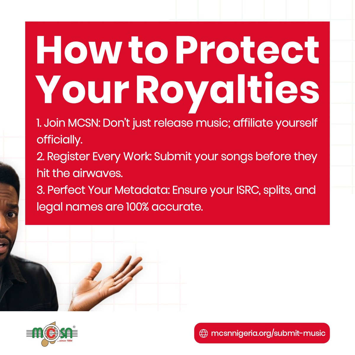 Musical Copyright Society Nigeria (MCSN) tweet media