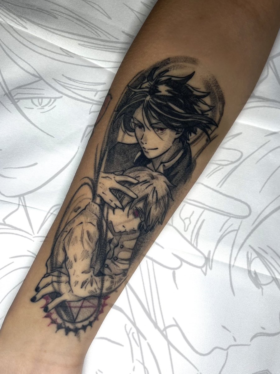emanuelaween's tweet photo. Pleeease let me tattoo more of them 🫶🏻
#kuroshitsuji #blackbutler #sebastianmichaelis #cielphantomhive #tattooartist https://t.co/iQUWj4qlBe