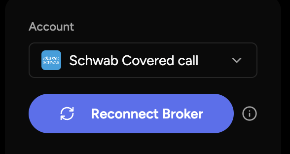 🚀 New feature: Schwab OAuth auto reconnection

Schwab connections expire every 7 days (out of our control). Now you can reconnect with one click, no lost history, no re-import.

Just reconnect → sync → done.

Learn more: optionincome.io/docs/faq/recon…

Next up: automatic daily sync