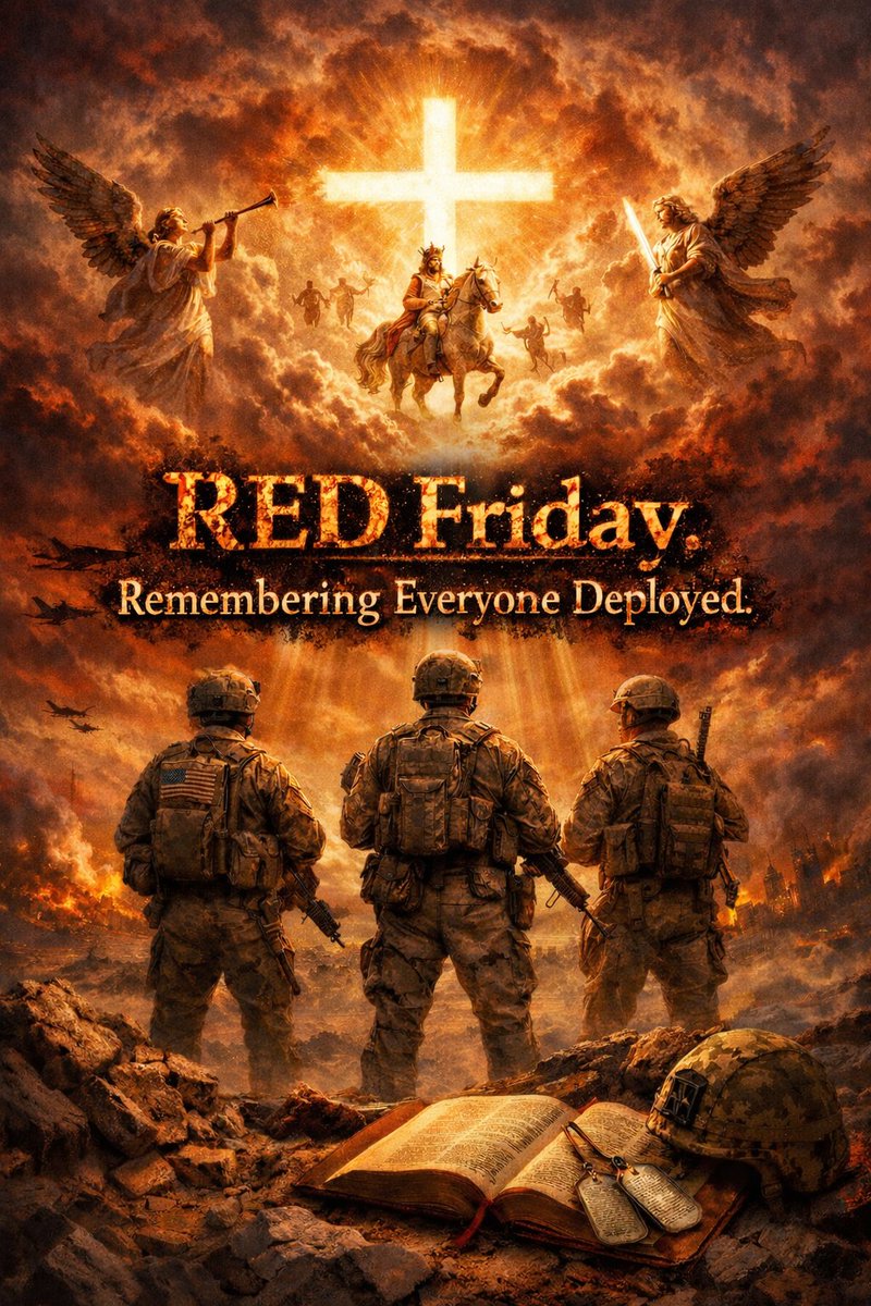 🚨 RED Friday Alert! 🚨 
Same prayer for my Active Duty Vets today!  May "The LORD bless you and keep you! The LORD let his face shine upon you, and be gracious to you! The LORD look upon you kindly and give you peace!"
Numbers 6:24-26