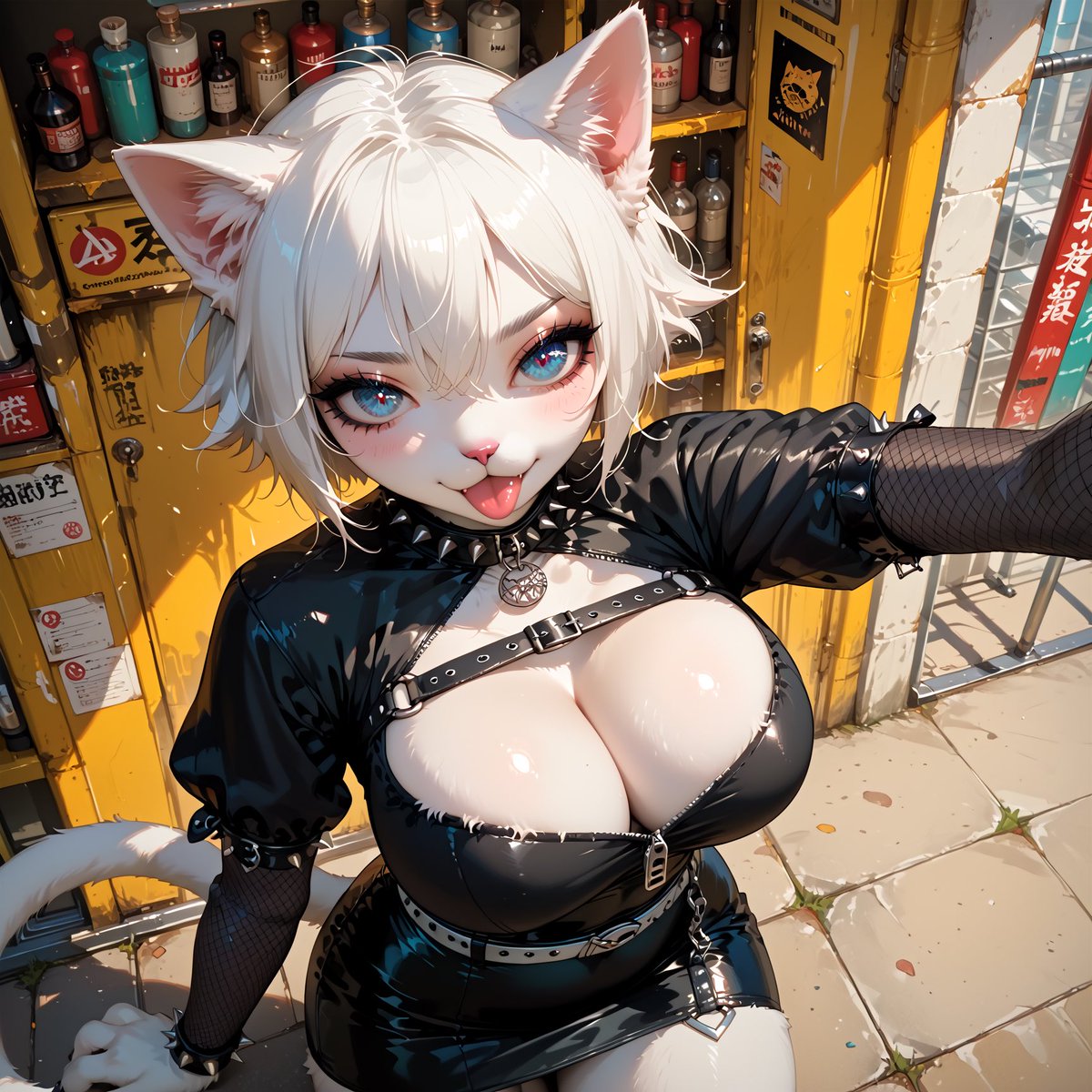 YouPaleGirl's tweet photo. 🐱🐱 #furry #ai #cat #kitty https://t.co/zccETkVvJl