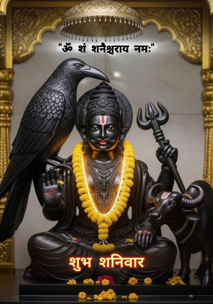 ॐ शं शनैश्चराय नमः 🙏

न्याय के देवता शनि देव हमें कर्म का महत्व सिखाते हैं।
सच्चाई, धैर्य और अच्छे कर्मों के मार्ग पर चलने वाला व्यक्ति
हमेशा उनकी कृपा का पात्र बनता है।

इस पावन शनिवार पर प्रार्थना है कि
शनि देव की कृपा आप सभी पर बनी रहे
और जीवन में सुख, शांति व सफलता मिले।
शुभ