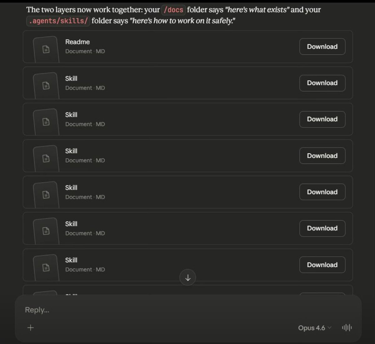 Used skills wrong.

Prompted Claude: “how can I leverage skills.sh”

It told me to create modular docs. Prompted it back to create those for me, took 20 mins.

Asked again. It built custom skills for my codebase.