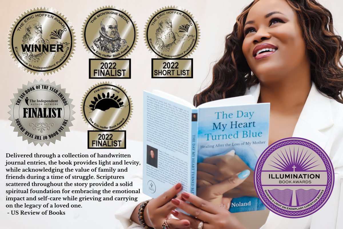 RHThrive's tweet photo. Grateful and humbled. 💙

The Day My Heart Turned Blue is now a 6x award-winning book, most recently receiving a Silver Medal in the Enduring Light category from the Illumination Book Awards.

Order your copy today: https://t.co/RlSiobinlE https://t.co/FnlouGazOq