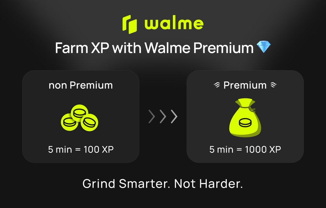 walme_io's tweet photo. Stop grinding in slow motion 🛑

In the race for the TGE allocation, efficiency wins.
Walme Premium gives you the unfair advantage.

The Difference:

👤 Free:
Basic XP speed
Limited AI requests
Public Access

💎 Premium:
x10 XP Multiplier
Unlimited AI Analyst
Private Alpha Group

Do the same work. Get 10x the reward.
Choose your speed:
👉 https://t.co/Wp4IflDld5

#Walme #Airdrop #XP #Web3 #Growth