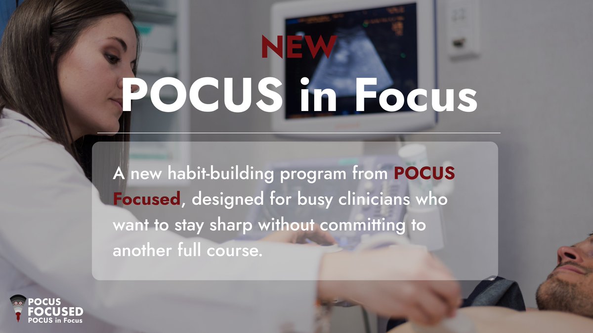 POCUS Focused tweet media