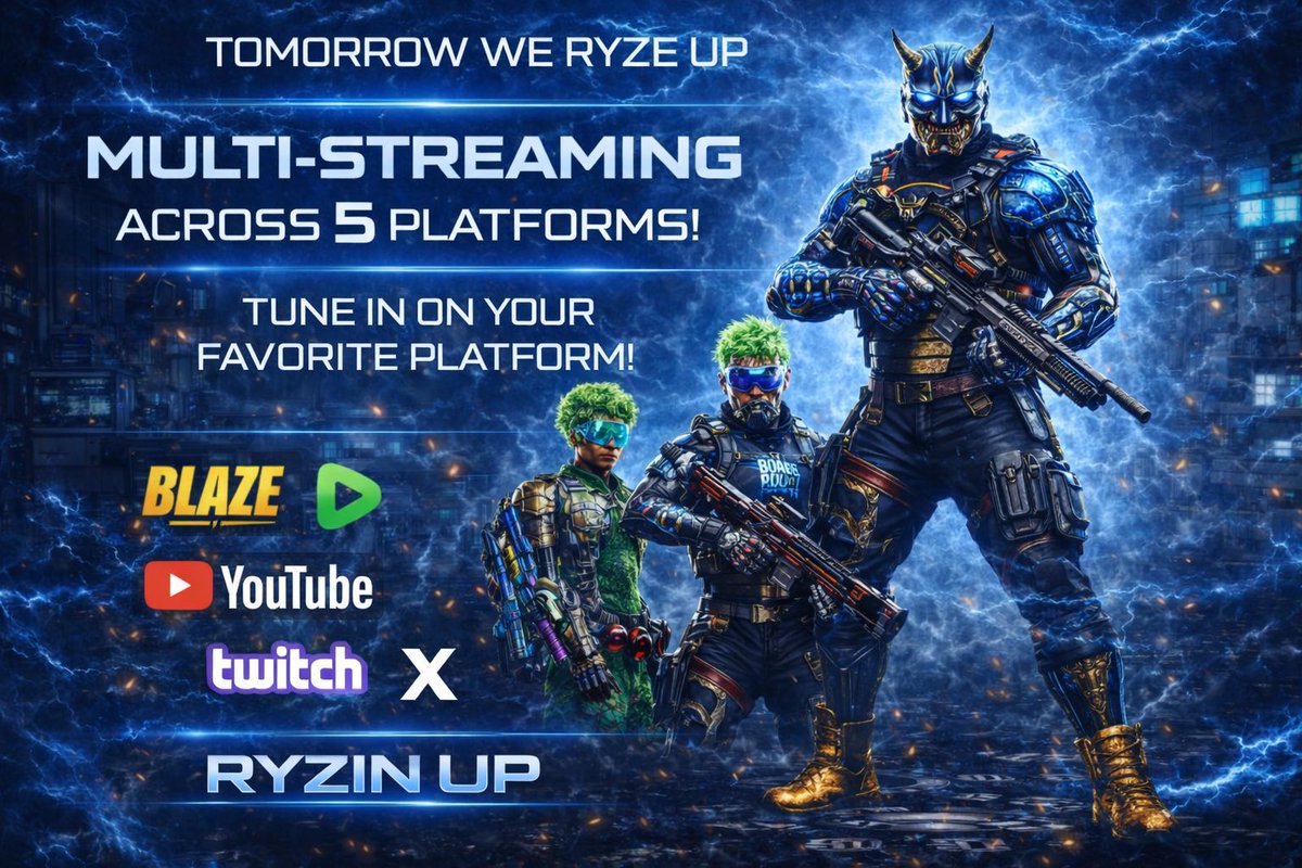 SEE YOU TOMORROW WE RYZIN UP 🔥🎸 #OTG #Esports