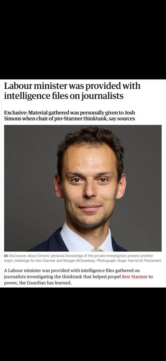 Josh Simons, my MP. Parachuted in. Mate of McSweeney. Already given a Ministerial job. Up to his neck in dodgy dealings. Mentioned in The Fraud. Let’s make him famous.