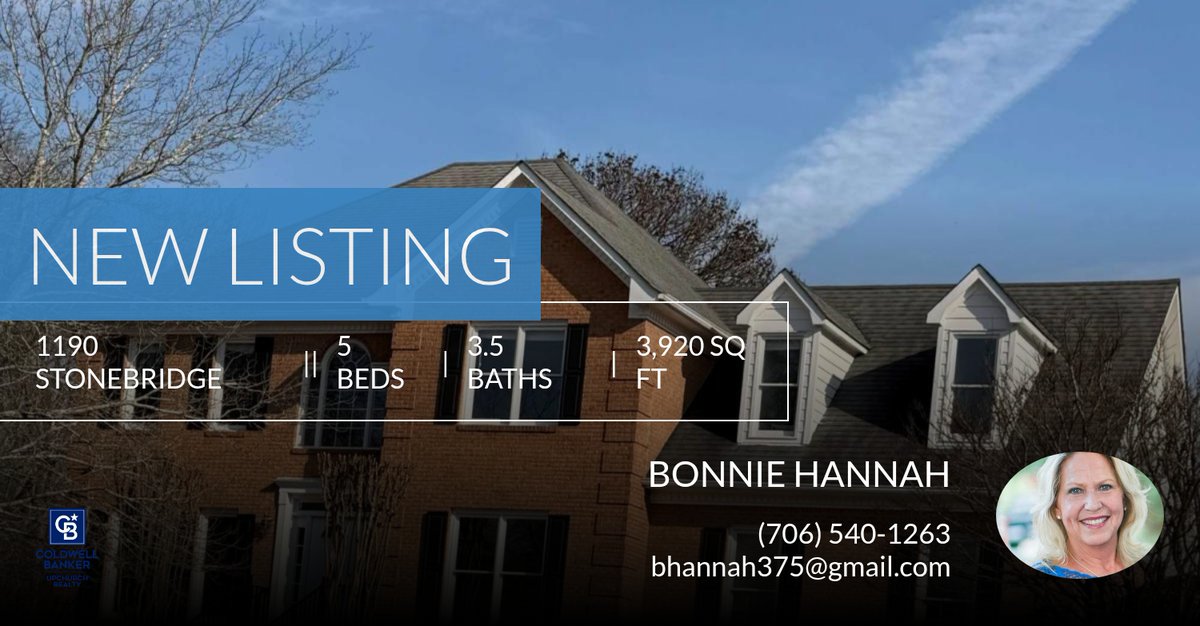 bhannah375's tweet photo. 📍 New Listing 📍 Take a look at this fantastic new property that just hit the market located at 1190 Stonebridge in Watkinsville. Reach out here or at (706) 540-1263 for more information

Bonnie Hanna... https://t.co/ngSbp8Z1RB https://t.co/6ZW9PQx1vJ