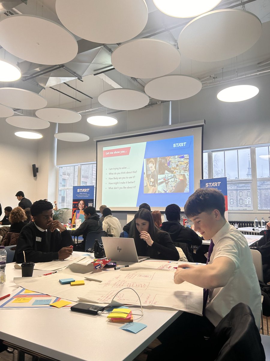 MissMoBusEd's tweet photo. Very proud of both groups of pupils for participating in START Hackathon today at @ONETechHub @DYWScot - it was great to be in the room with so much entrepreneurial spirit! https://t.co/LbatTXtMAI